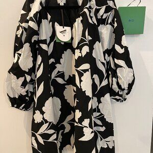 Women's Classic Rose Poplin Long Sleeve Mini Dress kate spade new york x…